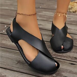 Elegant Black Women's Sandals